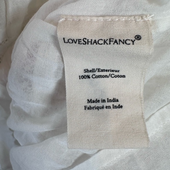 LOVESHACKFANCY
DONNA SKIRT - ANTIQUE WHITE - Picture 9 of 9